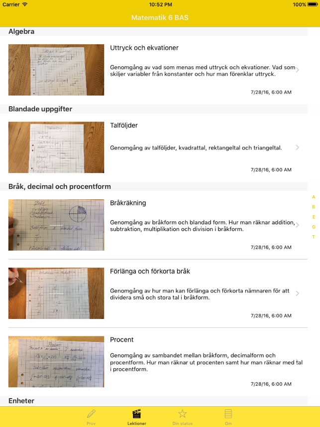 Nationellt Prov Matte åk 6
