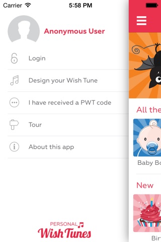 Personal Wish Tunes screenshot 2