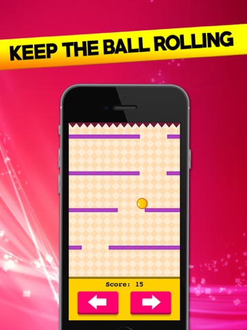 Fall Down for iPad - Don’t drop the ball screenshot 3