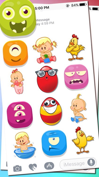 Smelly Baby Stickers