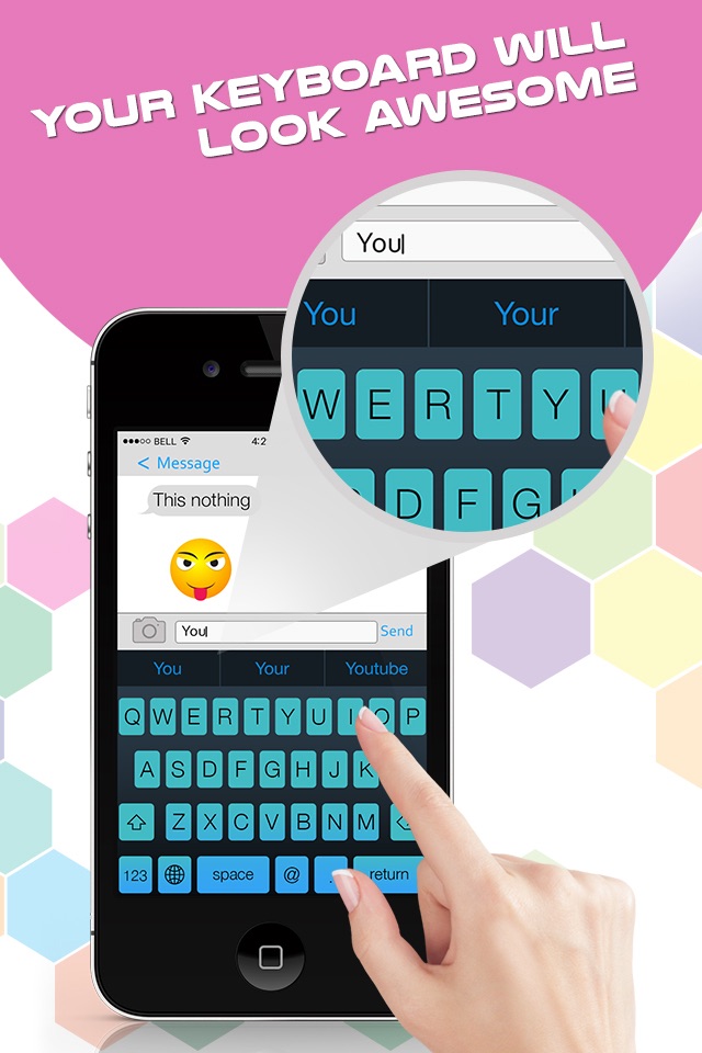 My Fancy Keyboard Themes - Colorful Keyboards for iPhone,iPad & iPod screenshot 3