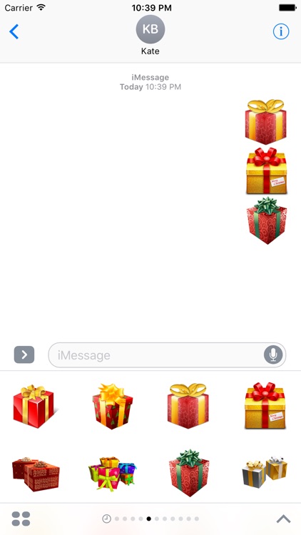 Gift Stickers For iMessage