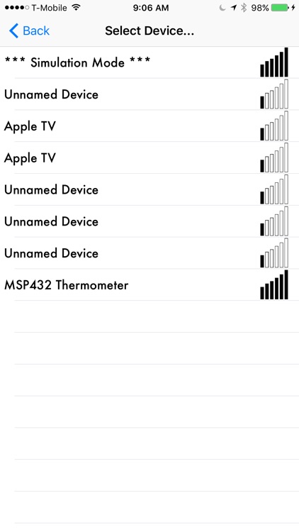 BLE Thermometer for MSP432