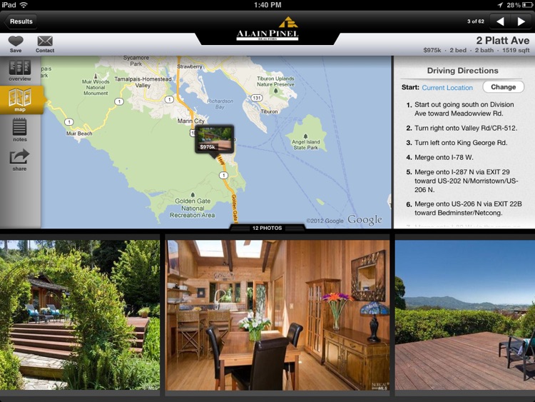 Alain Pinel Realtors for iPad screenshot-3