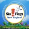 The premier Six Flags New England Guide app includes visitor info, rides, theme parks, water parks, kids rides, shows, hotels, shopping, dining, park hours, attractions, photo gallery, poi search, translator, world clock