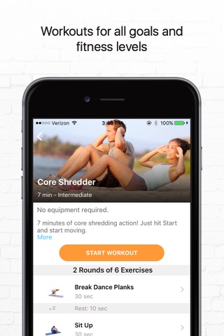 7 Minute Workout App by Track My Fitness screenshot 4
