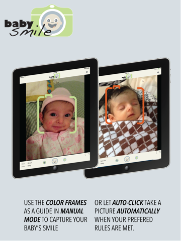 BabySmileHD - あなたのカメラを使用して笑顔と目の瞬き検出美しい赤ちゃん写真を撮るのおすすめ画像1
