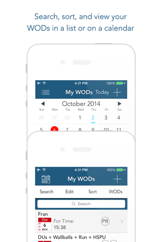 myWOD — #1 WOD Log for XF Style Workouts screenshot 2