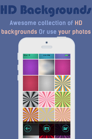iMonogram Lite - Create your own custom wallpapers and backgrounds screenshot 3