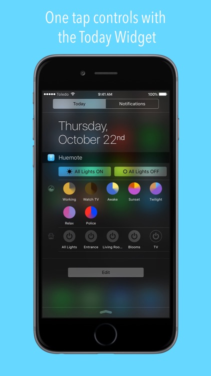 Huemote – A Fast Remote for Your Philips Hue Lights screenshot-4