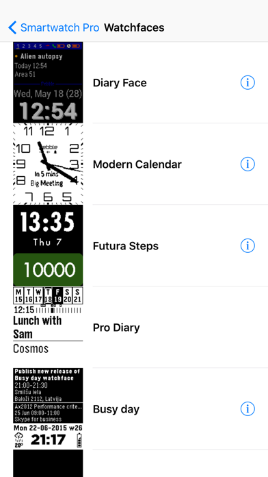 Smartwatch Pro for Pebble Screenshot 2