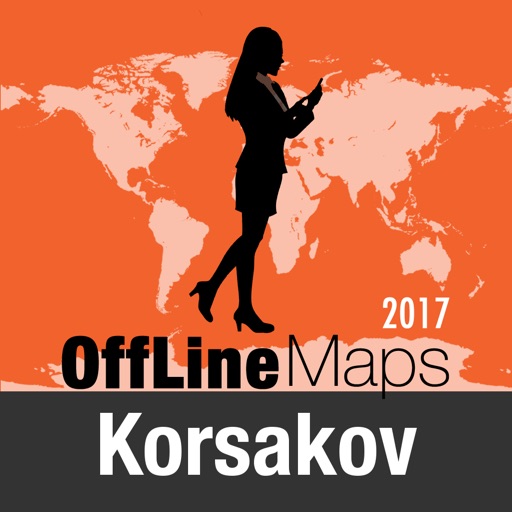 Korsakov Offline Map and Travel Trip Guide icon