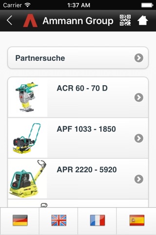 Ammann Group screenshot 2