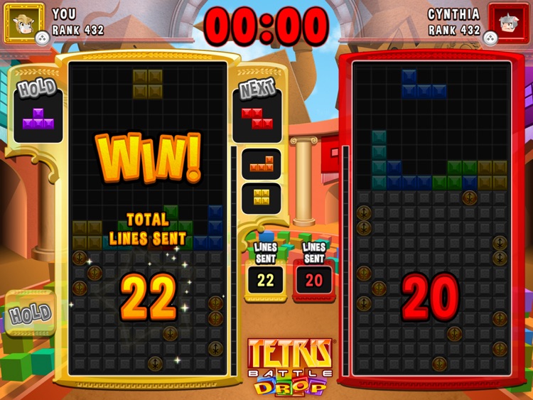 tetris friends games battle 2p game