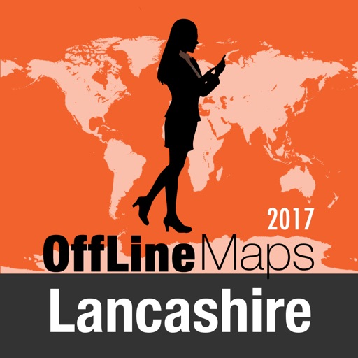 Lancashire Offline Map and Travel Trip Guide icon