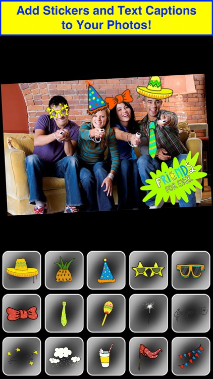 Party Booth - Live Camera Stickers and Fun Photo Editor