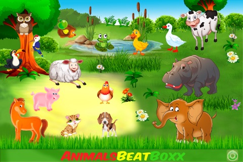 AnimalsBeatBoxx - Funny Musical App for Boys & Girls Educational Game for Children & Babies Play & learn with Animals screenshot 2