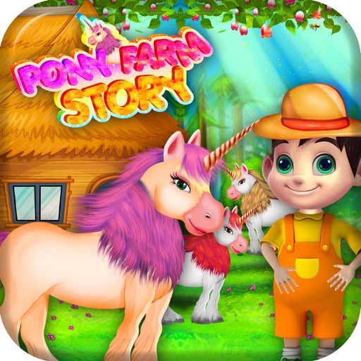 Pony Farm Story care and feeding game iOS App