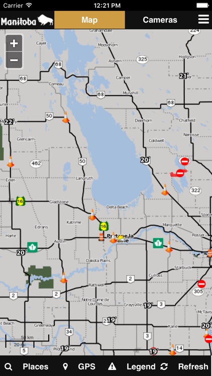 511 Road Conditions Map 511 Manitoba By Telenium Inc