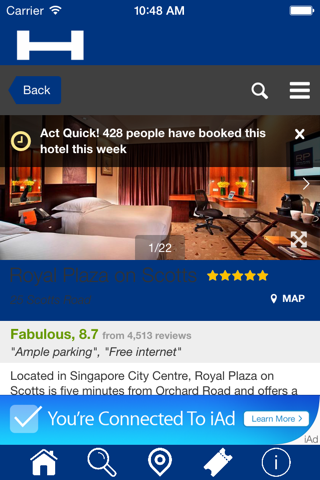 Rio de Janeiro Hotels + Compare and Booking Hotel for Tonight with map and travel tour screenshot 4