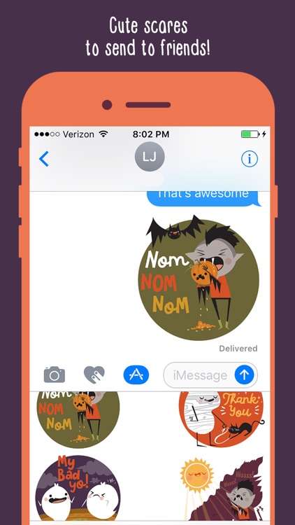 Spooky Cute Halloween Emoji Stickers