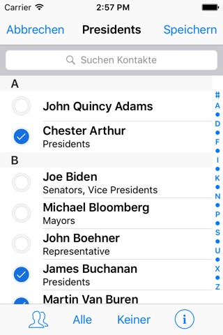 A2Z Contacts - Group Text App screenshot 4