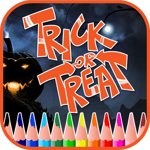 Trick Or Treat Drawing Book - Halloween Drawings Icon
