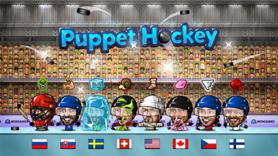 Puppet Ice Hockey: Championship of the big head nofeet Marionette slapshot stars screenshot 3