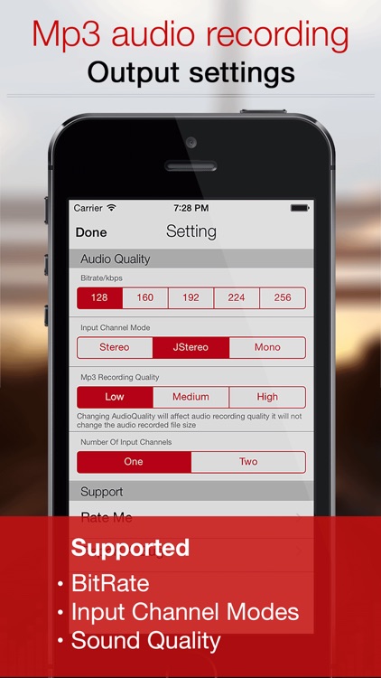Mp3 Audio Recorder Pro : HD Recording and Sharing screenshot-4