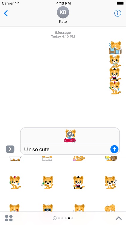 Cat Stickers Pack for iMessage