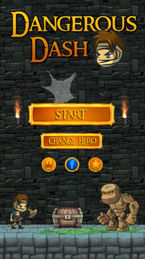 Dangerous Dash - Fiery fast endless runner(圖1)-速報App