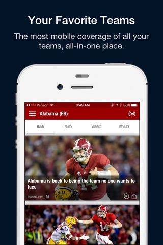 Fanly - Your Sports News Feed screenshot 2