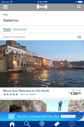 Salerno Hotels + Compare and Booking Hotel for Tonight with map and travel tour screenshot 2