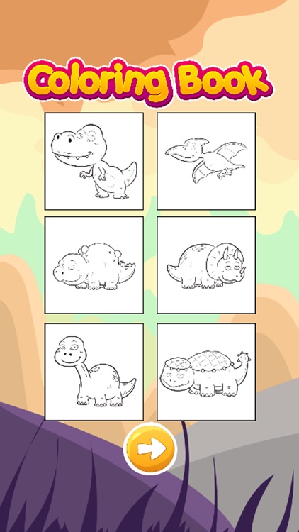 Dinosaur Coloring Pages Fun Kids Doodle Games