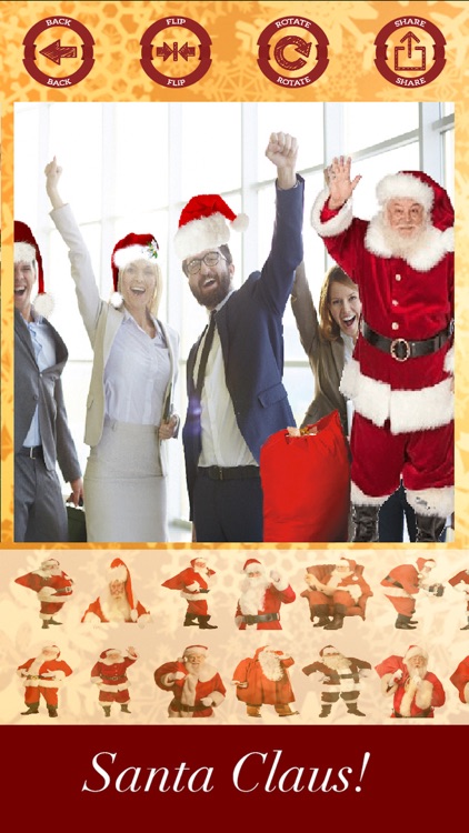 Santa Claus stickers - your photo on Christmas screenshot-4