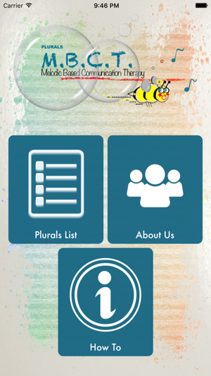 Melodic Based Communication Therapy - Plurals(圖1)-速報App