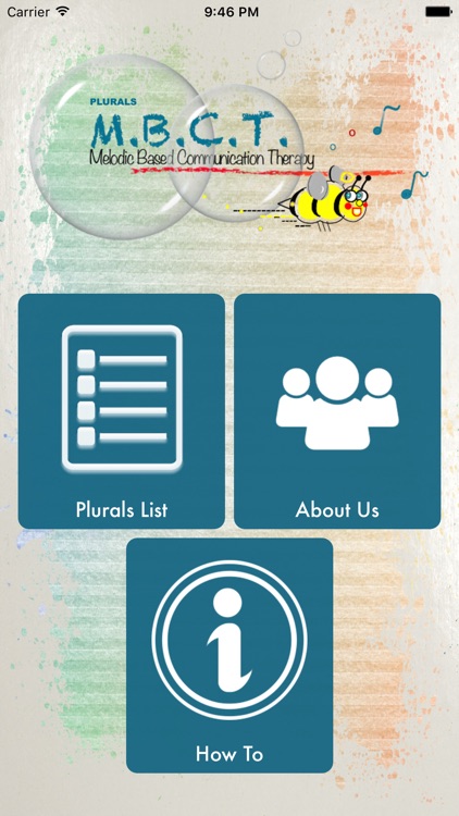 Melodic Based Communication Therapy - Plurals