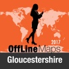 Gloucestershire Offline Map and Travel Trip Guide