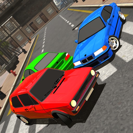 Car Driving Simulator In City Icon