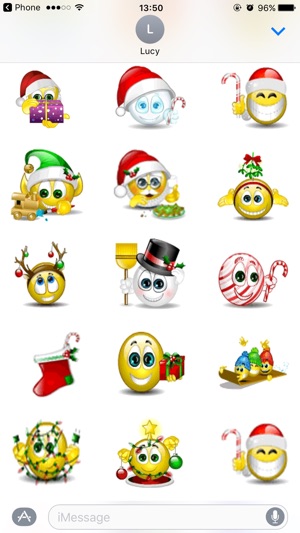 Christmas Animated Stickers Pack Santa Emojis(圖2)-速報App