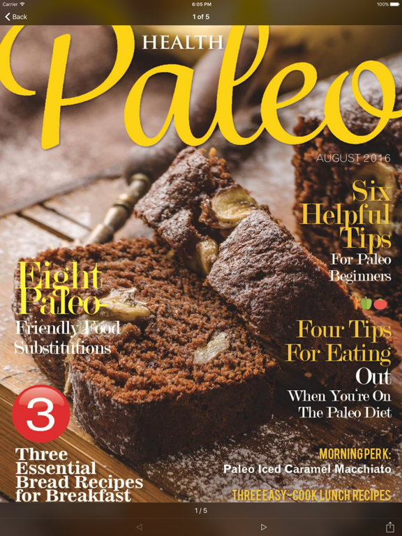 Paleo Health Magazine screenshot