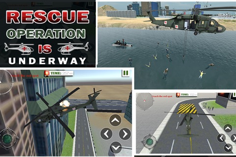 Army Ambulance Relief Helicopter 3D - Apache Flight Simulator Game screenshot 2