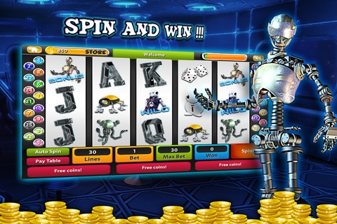 Terminator Revolution Edition Slot Machine Casino - Spin The Future Wheels of Vegas! screenshot 2