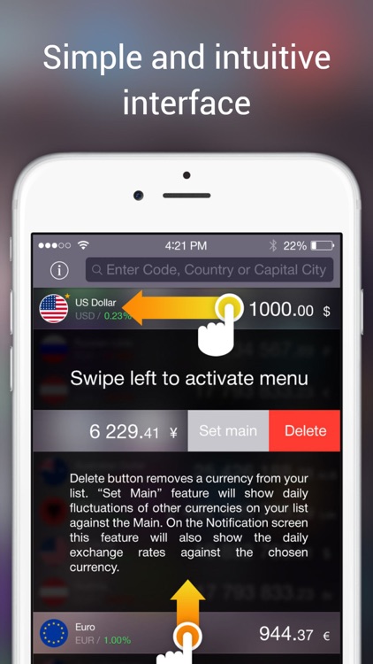 Currency Converter HD - Free Exchange Rates. screenshot-3