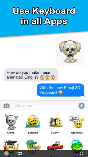 Animated 3D Emoji - Keyboard(圖2)-速報App