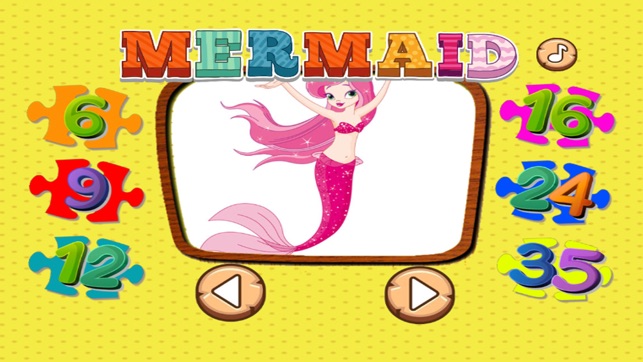 Mermaid Princess Puzzle Sea Animals Jigsaw for kid(圖3)-速報App