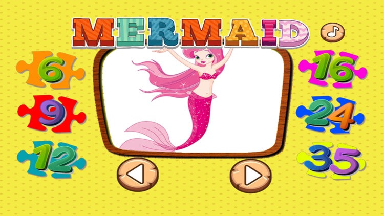 Mermaid Princess Puzzle Sea Animals Jigsaw for kid