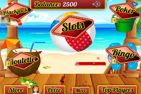 Slots Pro Casino Beach Party Slot Games Play Now with your Friends screenshot 2