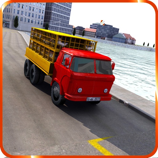 Chicken Transport Van Simulator - 4x4 loader game Icon