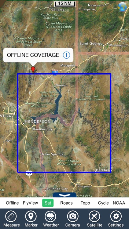 Lake Mead HD - GPS fishing maps & charts Navigator screenshot-4